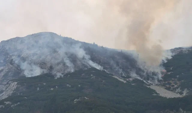 Kanaderi iz Hrvatske stigli na Blidinje, ali zbog niske temperature još ne mogu gasiti požar